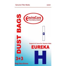 Eureka {9} Eureka Type H Canister Vacuum Cleaner Bags + Filters 52323A
