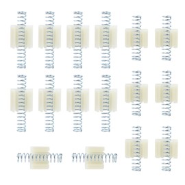 Antrader Bi-fold Closet Door Hardware Repair Spring,Bifold Door Hardware for Folding Closet Sliding Door (8Pcs Long + 8Pcs Short)