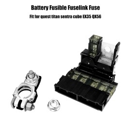Fusible Fuselink - Fusible fusible con terminal de batería positivo para Nissan Quest Titan Sentra Cube Armada EX35 QX56, fusible de batería con tuercas reemplazar 24380-79915 2438079915 24340-7F000