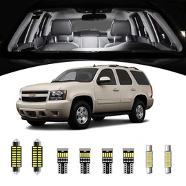 AWALITED 14pcs Chevy Tahoe/Suburban Interior LED Lights Kit, 6500K, Direct Replacement for 2007-2014 Models
