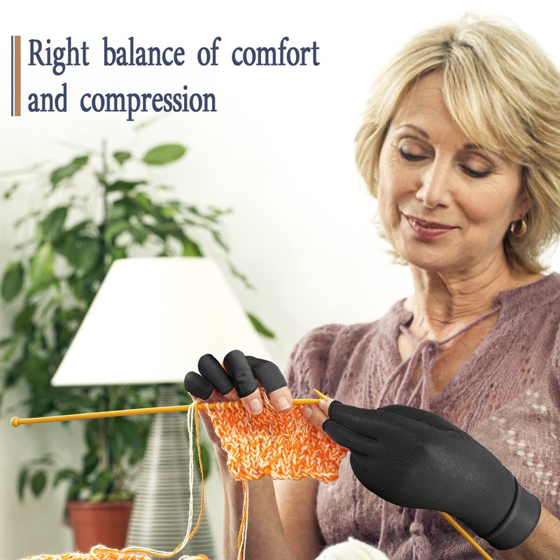 Vlela Copper Arthritis Compression Gloves Women Men Relieve Hand Pain