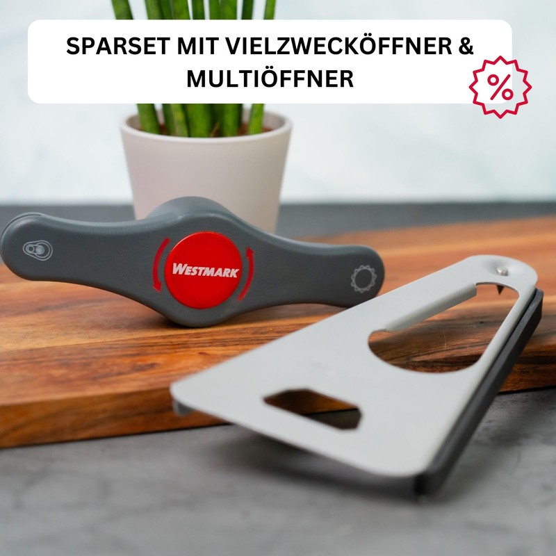 Westmark Set of 2: 1 multi-purpose opener + 1 multi-opener,