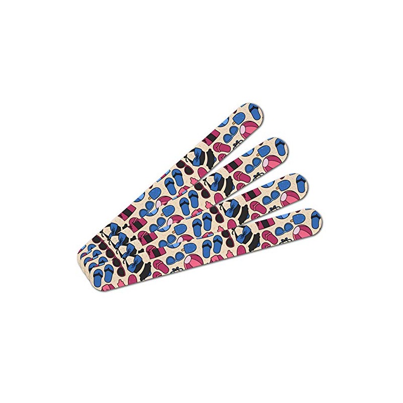 Retro Vintage Summer Beach Pattern Double-Sided Nail File Emery Board