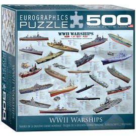 World War II Warships Puzzle, 500-Piece