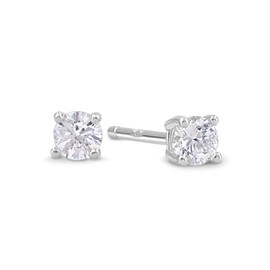 KEZEF Sterling Silver Cubic Zirconia Stud Earrings Premium S925 Silver CZ Studs for Women & Men 3mm CZ Earrings in Sterling Silver