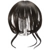 Priscilla TFX-106-TBK Fluffy Hand Planted Whole Bangs Wig, Nuance Curl