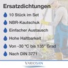 VARIOSAN O-Ring for Pressure Washer Pressure Hose 18830, 1/2 Inch,