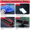 KINOWJI Portable Car Heater,12V 200W Fast Heating Defroster 2 in