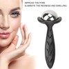 Facial Roller Massage Ball Ergonomic Handle Cold Hot Compression Stainless