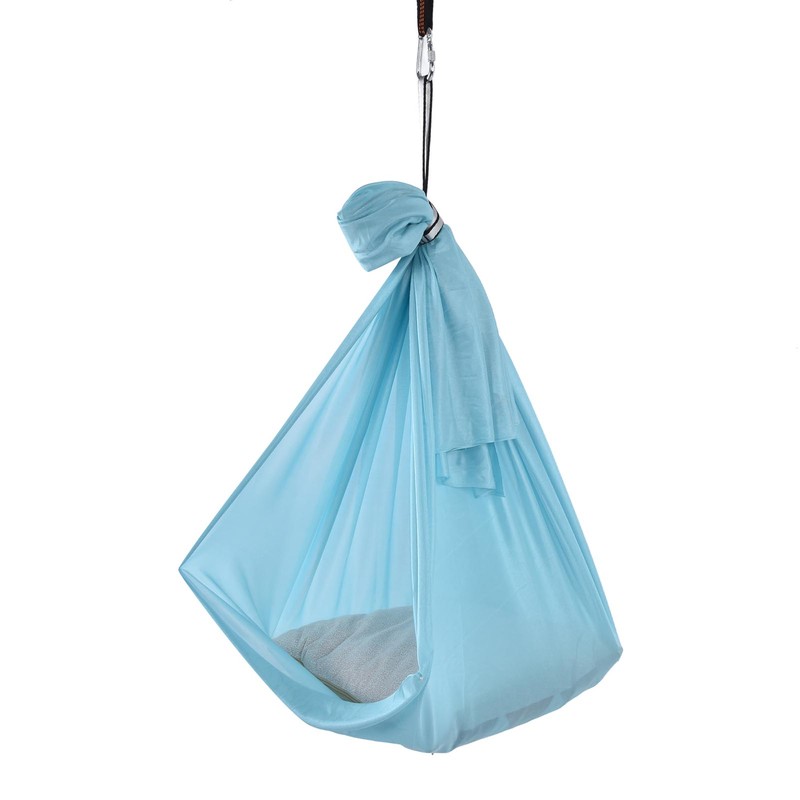 Yoga Hammock Durable Elastic 25KN Aerial Yoga Hammock with Daisy