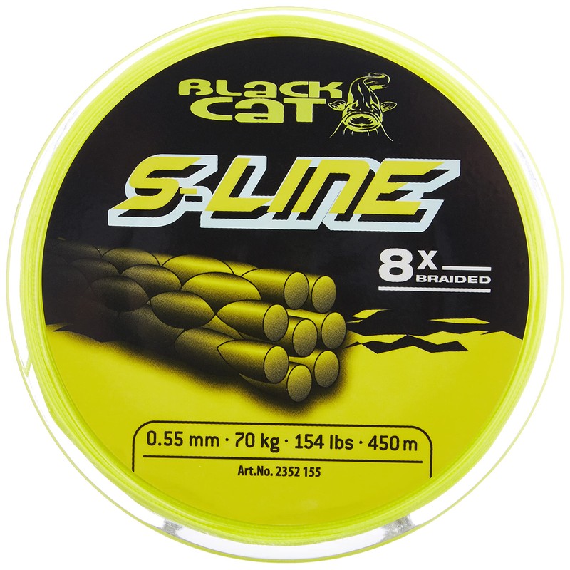 Black Cat Unisex - Adult Yellow, Diameter 0.55 mm S-Line