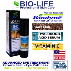 A. Bio Cell Anti aging Serum Bio Life Serum FOR MEN Anti Wrinkle Eye Puffiness