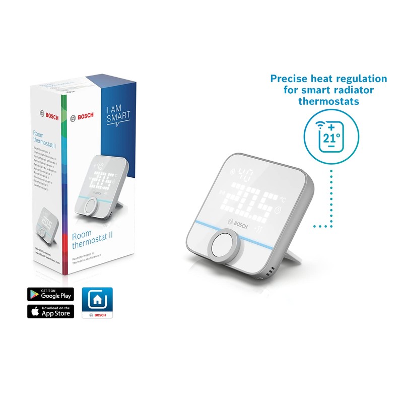 Bosch Smart Home Room Thermostat II for Controlling Smart Radiator