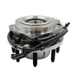 AutoShack Front Wheel Bearing Hub with ABS Driver or Passenger Side Replacement for 2017-2019 Ford F-250 Super Duty 2017-2019 F-350 Super Duty 6.2L 6.7L 7.3L V8 4WD 4-Lugs HB615185