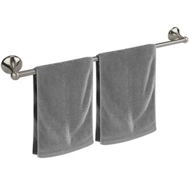 Ntipox Antique Bathroom Towel Bar Brushed Nickel, 24 Inch Towel Racks for Bathroom Wall Mounted,Bathroom Towel Holder,Home Decor Towel Rod