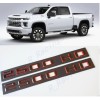 GM AUTO 2PC Black Red 2500 HD Emblem Nameplate 2019-2023