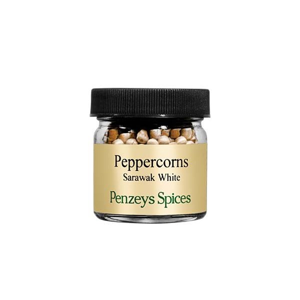 Whole Sarawak White Peppercorns By Penzeys Spices 1.2 oz 1/4