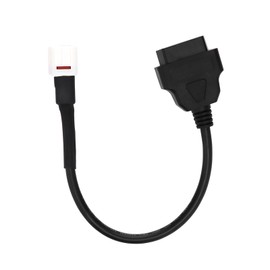 Diagnoseadapter für Motorrad, 4 Polig auf OBD2 Fehlercodeleser, Diagnose Scanner Kabel Steckverbinder für Yamaha XT1200ZE FJR 1300 MT10 FZ10 XSR 900 XSR700