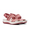 Clarks Women's Arla Stroll Flat Sandal, Dusty Rose Combi, 12