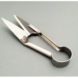 Due Buoi Single Bow Curved Sheep Shears DB 163/34-6" 1/3 Blade Length - 13" 1/2 Total Length