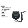 Digital Stopwatch Timer Lap Split Sports Stopwatch with Clock Calendar