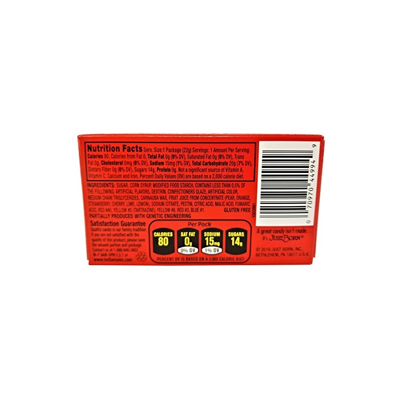 Hot Tamales Cinnamon Fierce 0.78 oz - 12 pack