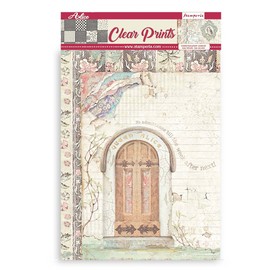 Alice Through The Looking Glass A4 Clear Prints Pack - Stamperia