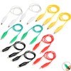 Mirhua Alligator Clip Cord Electrical Cable Test Lead Set Double