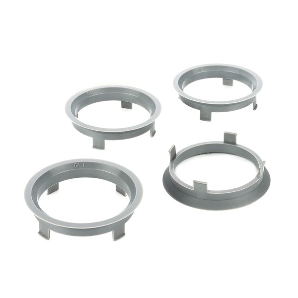 LST 4 x Centre Rings Grey for Alloy Wheels Wheel