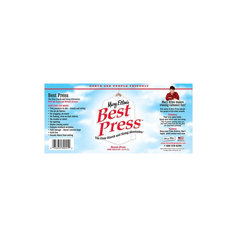 Mary Ellen's Best Press Refills 1 Gallon-Scent Free