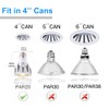 Familite PAR20 LED Bulbs, 12W Dimmable Spot Light, 100W Halogen