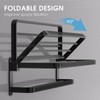 BOZWELL Bathroom Lavatory Towel Rack with Two Towel Bars,20-Inch Towel