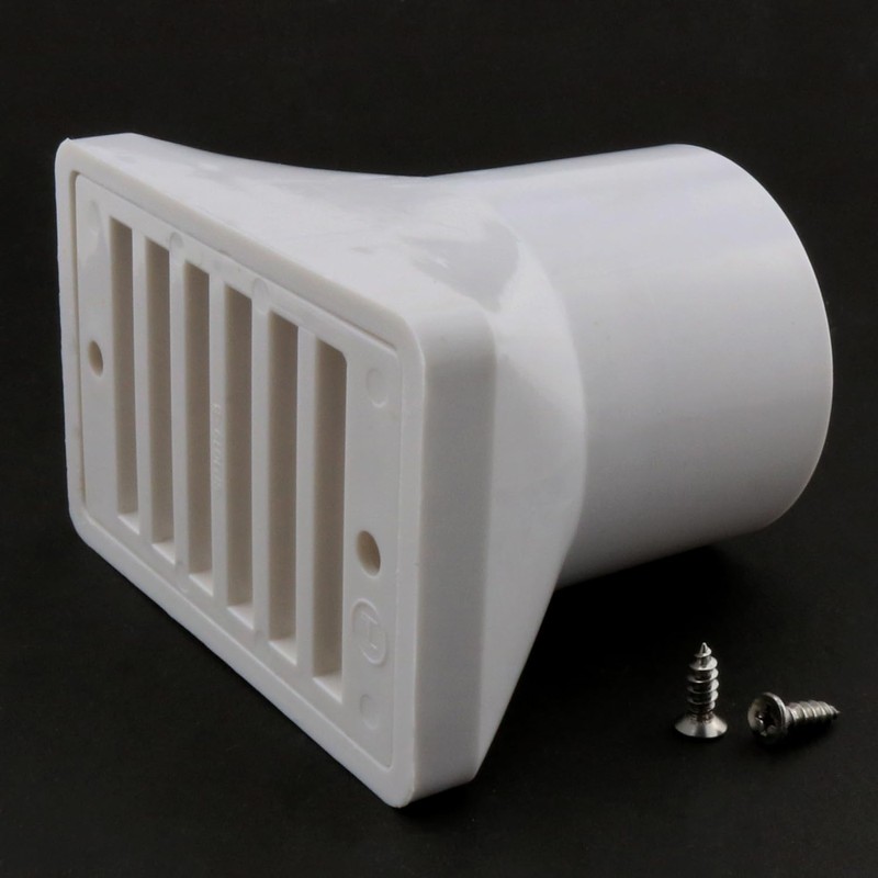 LUORNG 2.5 Inch White Floor Drain Swimming Pool Water Overflow