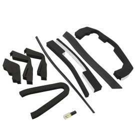 ECOTRIC Front Engine Hood Cover Foam Seal Kit Plastic Compatible with John deere 4500 4600 4700 Tractors Replacement for LVU10463 LVU10461 LVU10458 LVU10458 LVU13713