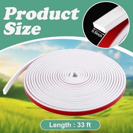 DECOHS 33 Ft Window Grille Inserts Grid Kit- TPE Self-Adhesive Peel and Stick Trim Molding- Flexible Moulding Trim Grid Inserts for Windows Door Frames Home Decoration