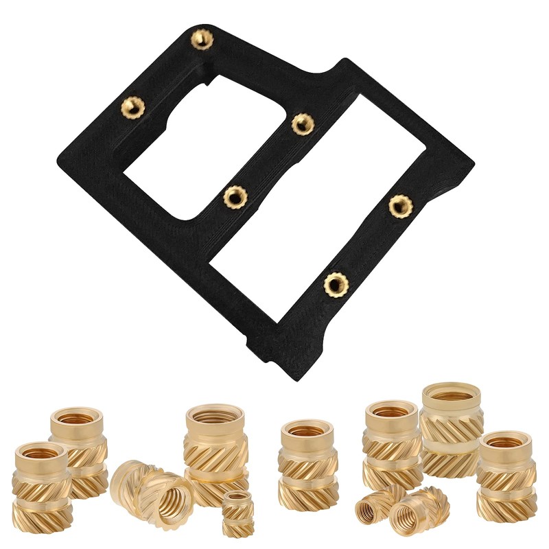 Gueenky 390PCS Threaded Inserts 3D Printer, M2 M2.5 M3 M4