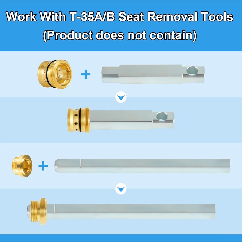 REB-Valve Rebuild Kit Replacement for Symmons Temptrol Shower Valves, TA-10