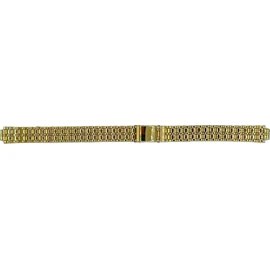 7.5mm Womens Replacement Watchband with Notch Gold Color (notch 7mm) fits and compatible with women seiko