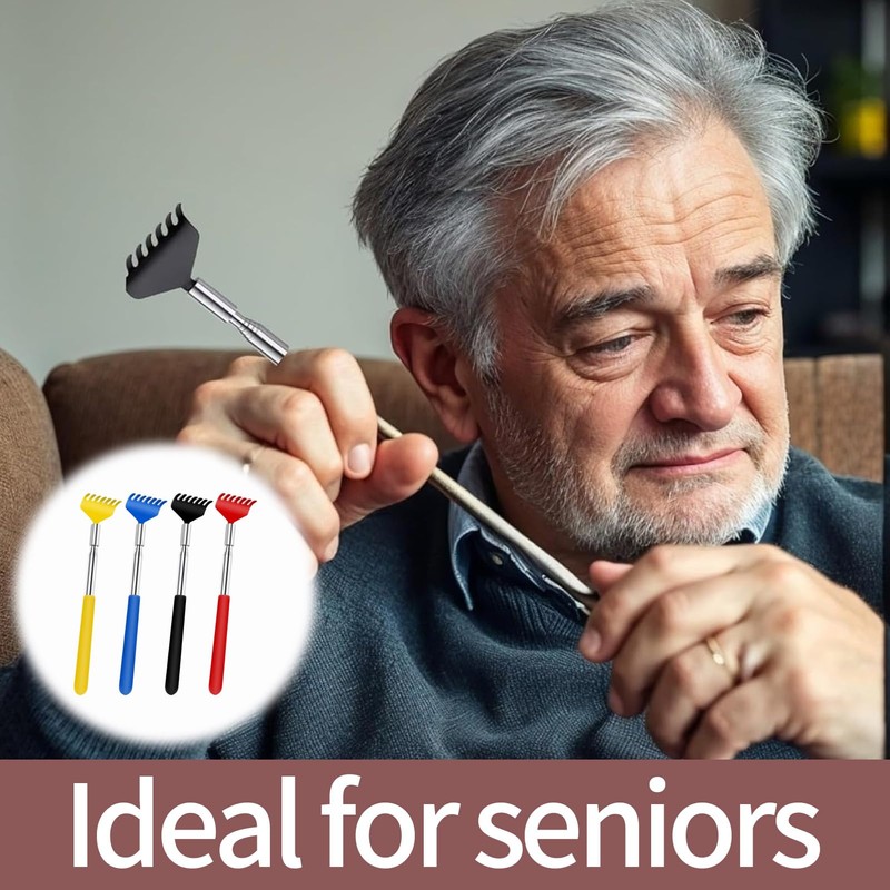 Set of 4 back scratchers, telescope, scratch hand back scratcher,