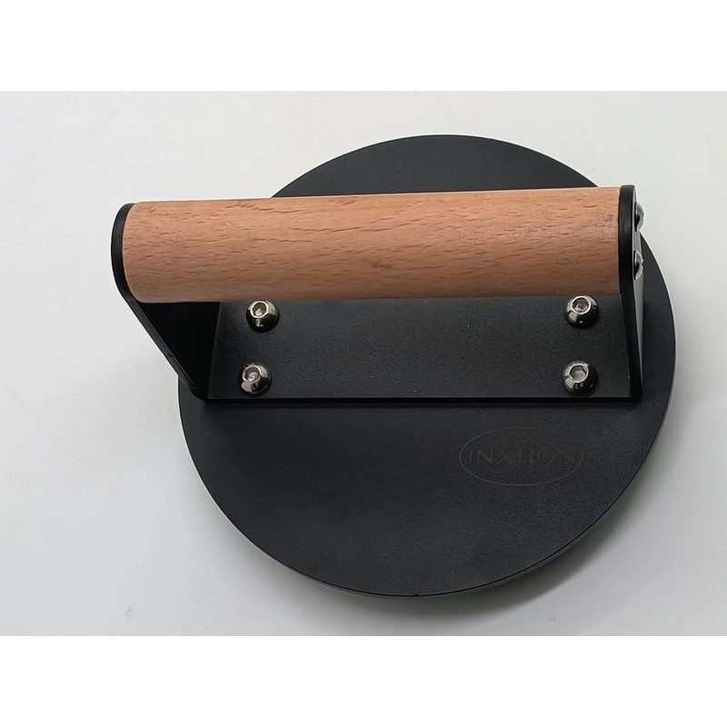 JNXHON Kitchen Tools Heavy Duty Cast Iron Grill Press Burger