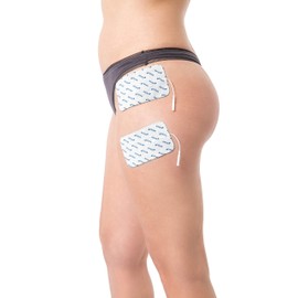 4 Extra Big Electrode-Pads for EMS-electrodstimulation Against Cellulite - axion