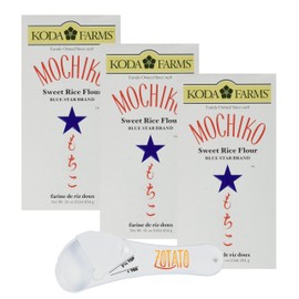 Koda Farms Mochiko – Glutinous for Mochi, Dango & Baking – Desserts & Organic Buckwheat Noodles – 16oz(3 Pack)
