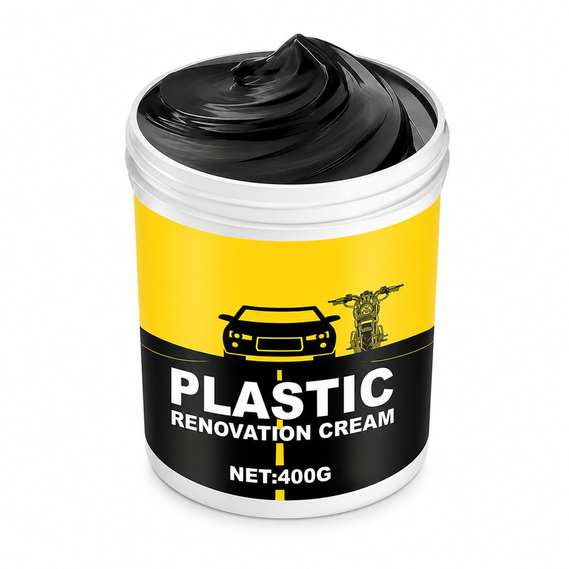 Car Plastic Restorer for Faded Trim – 400g Water-Based Renovator