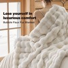 Bedsure Faux Fur Blanket, White Soft and Fluffy Blanket, Fuzzy