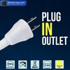 MaxFagell Motion Sensor Bright LED Night Light 6W 6500K Plug