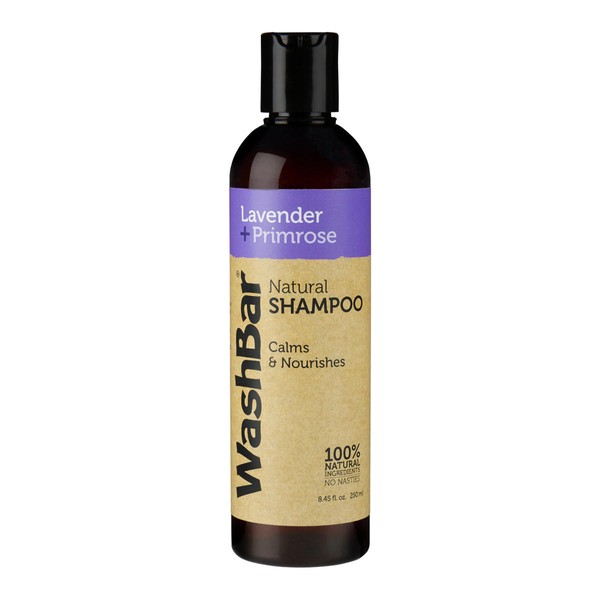 WashBar Natural Shampoo Lavender + Primrose - 250ml