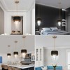 Kaniker Crystal Chandelier Gold Pendant Light Fixtures Modern Round Crystal