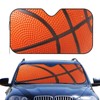 NiuKom Car Windshield Sport Basketball Sun Shade for Car Windshield