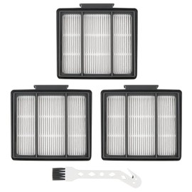 RVFFK950 Replacement Filter for Shark Robot (3-Pack) by Techecook - Replacement for Shark ION Robot R85 RV850,RV700_N, RV720_N, RV851WV and IQ Robot R101AE, AV970, AV1002AE, AV1010AE