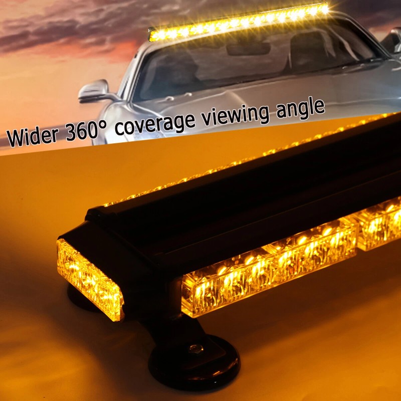 78 LED Emergency Traffic Advisor Double Side Warning Strobe Light